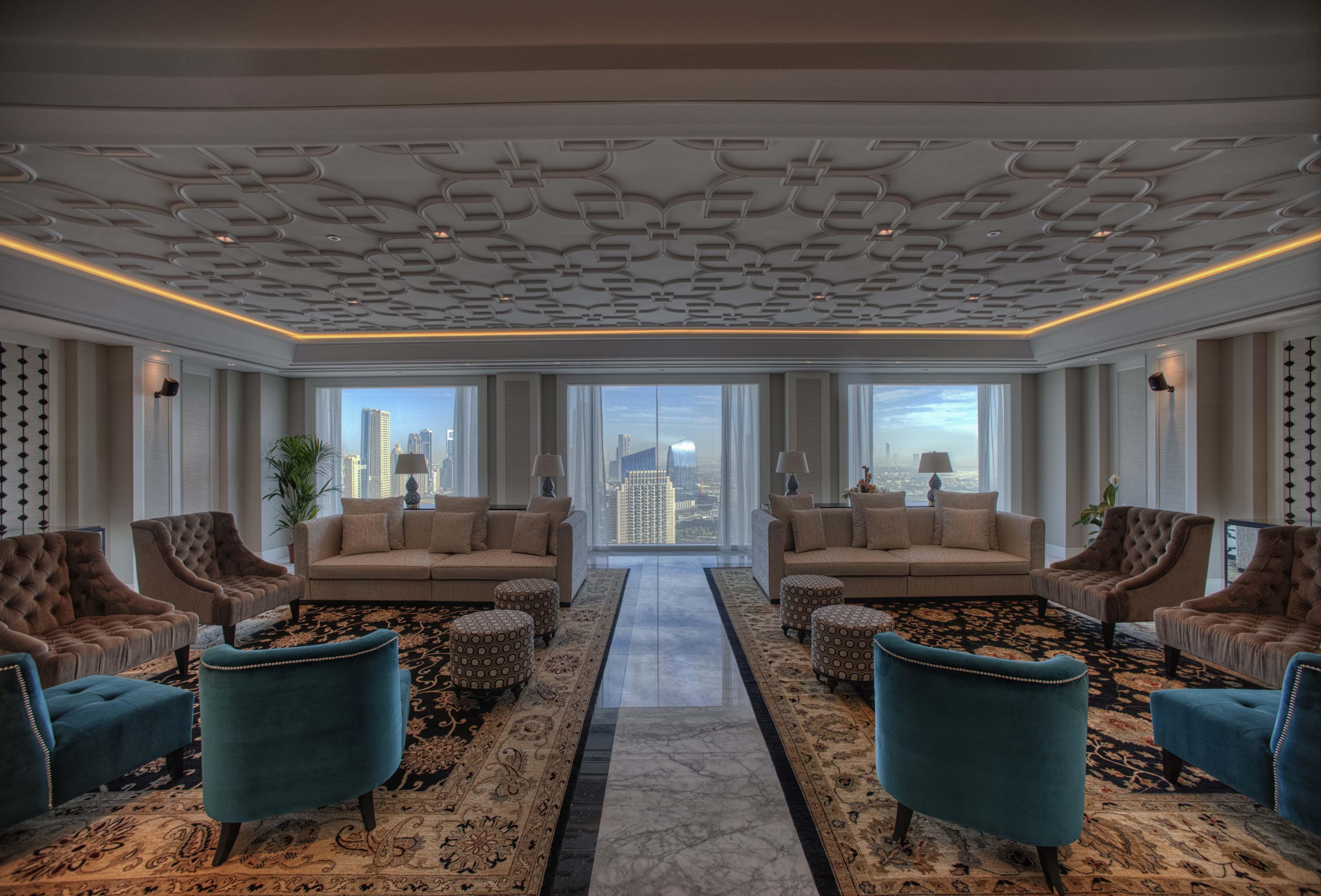 Hotel Taj Dubaï Extérieur photo The lounge at the 101st floor